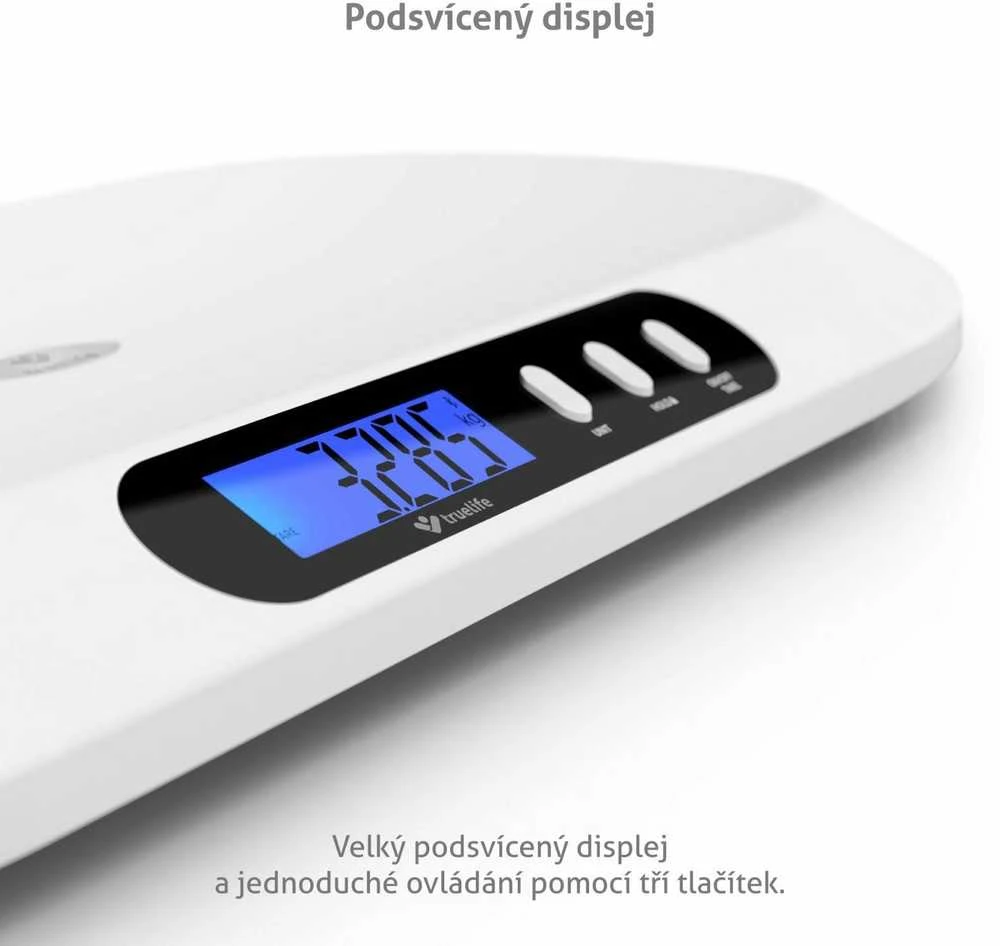 Svarstyklės TrueLife BabyScale B5 BT balta