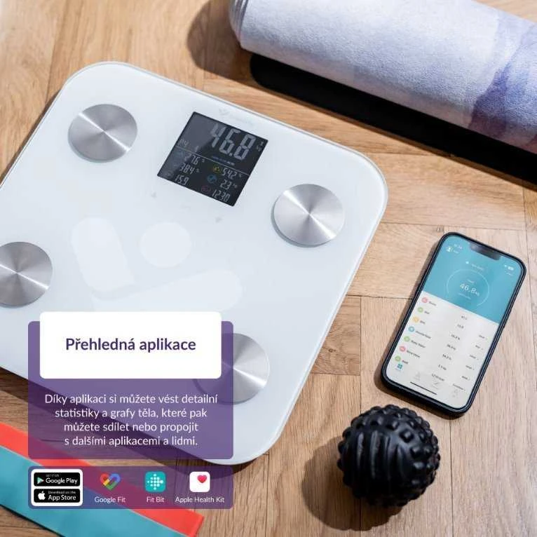 Svarstyklės TrueLife TrueLife FitScale W6 BT