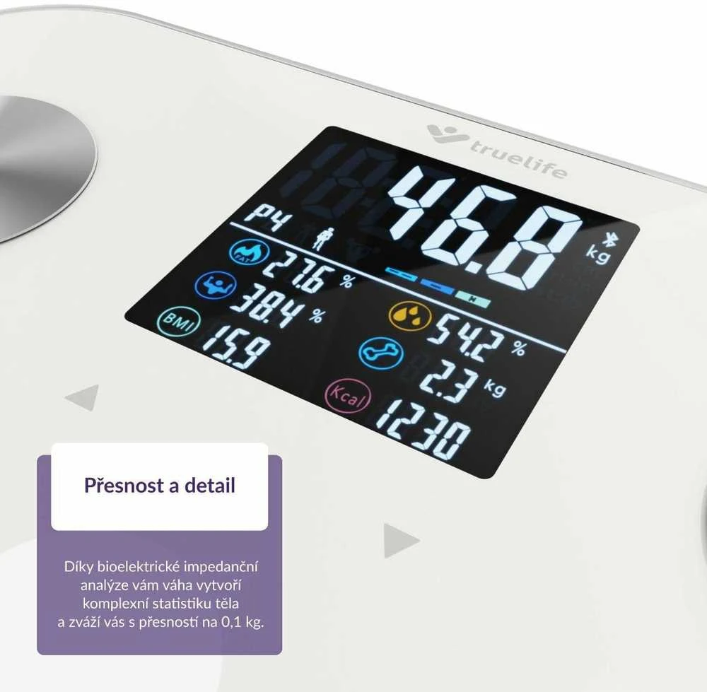 Svarstyklės TrueLife TrueLife FitScale W6 BT