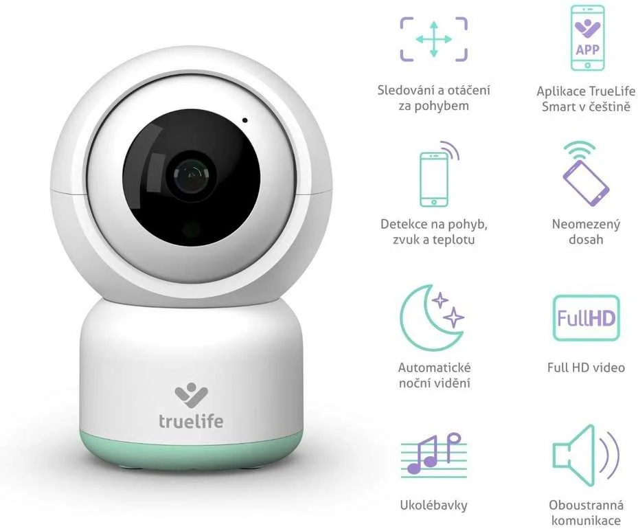 TrueLife videovaruška R3 Smart mobilioji auklė