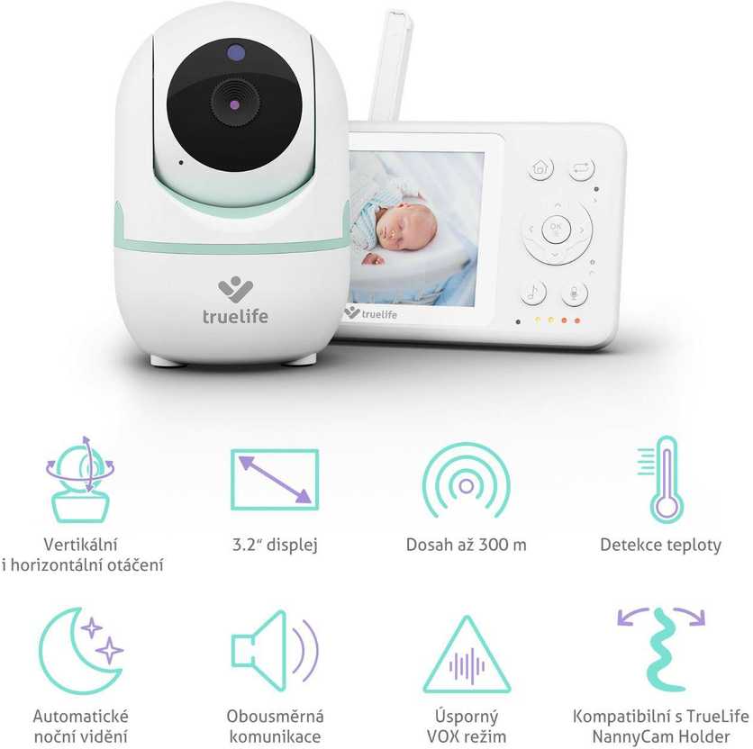 TrueLife NannyCam R4 – skaitmeninė vaizdo auklė