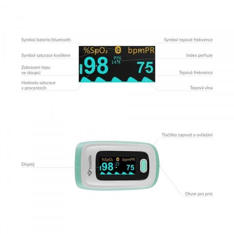 Pulsoksymetr TrueLife Oximeter X5 BT
