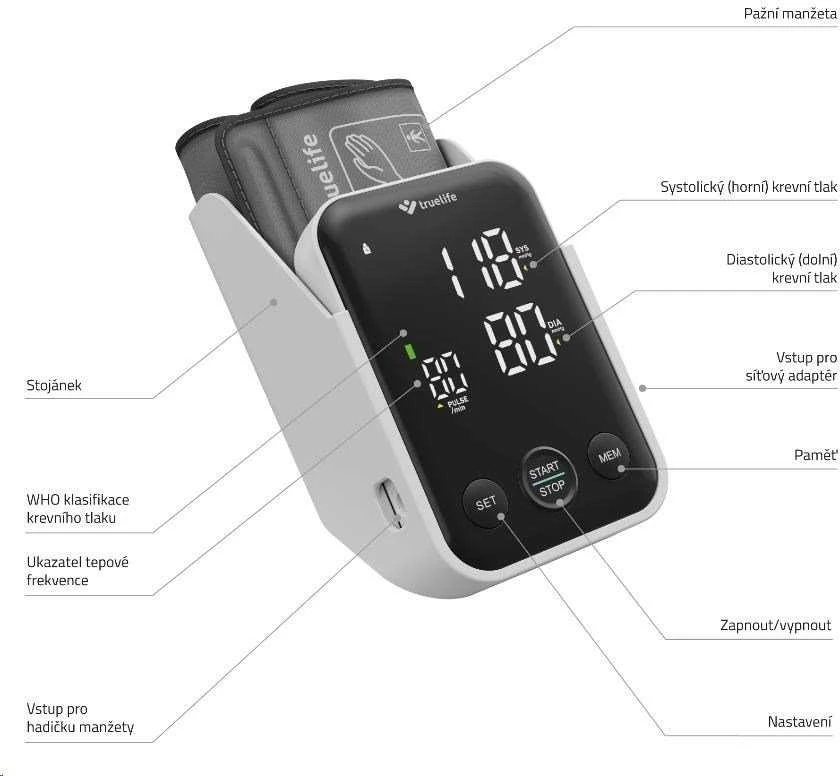TrueLife Pulse B-Vision TLPBV kraujospūdžio matuoklis