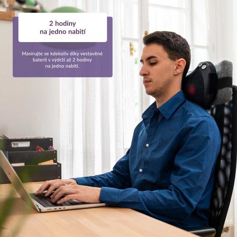 truelife relaxback b3 įkrovimo masažuoklis