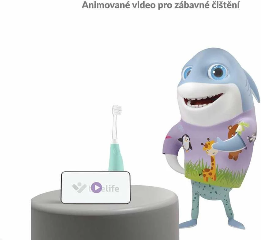 Dantų šepetėlis TrueLife SonicBrush Baby G baltas