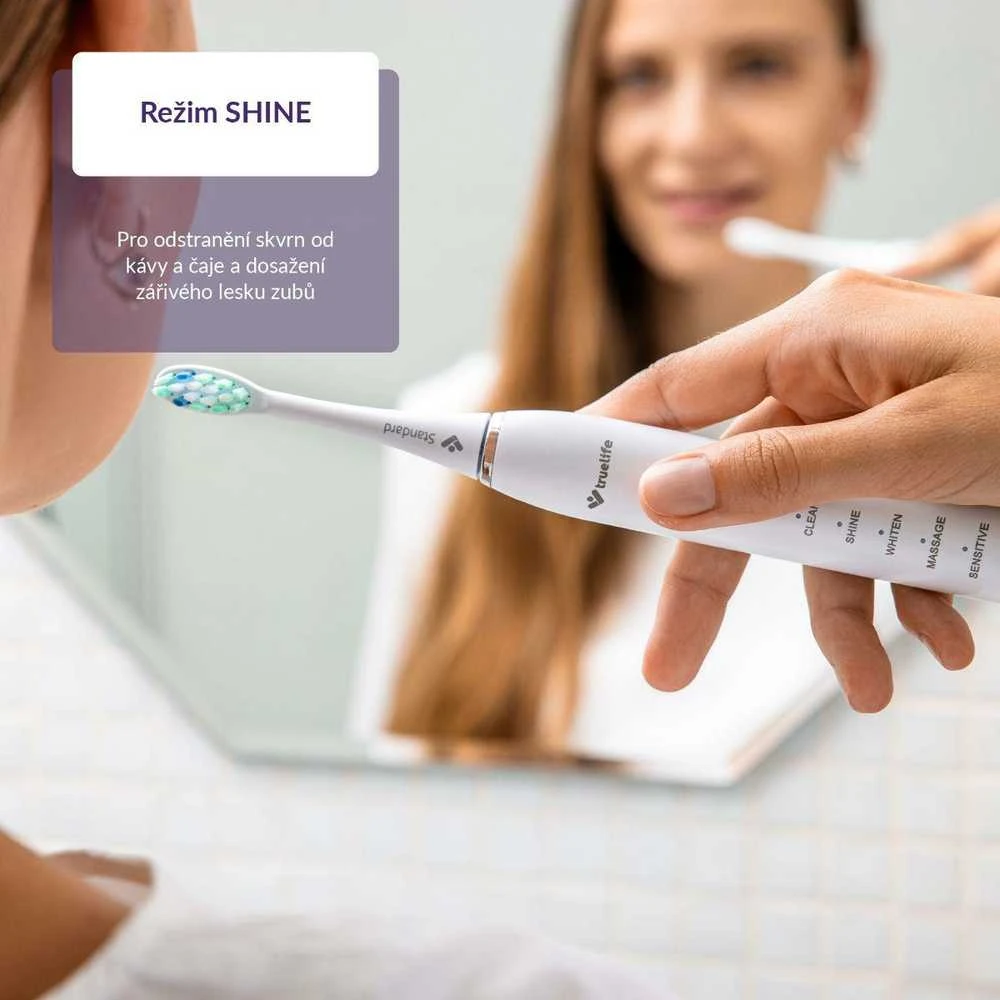 TrueLife SonicBrush Clean30 Baltas Adult Oscillating dantų šepetėlis