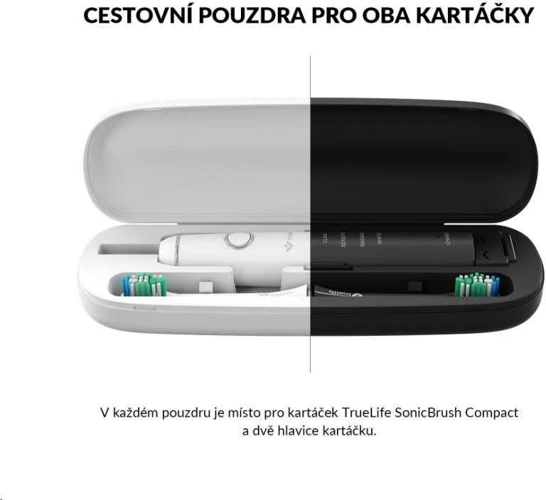 Dantų šepetėlis „TrueLife SonicBrush Compact Duo“.