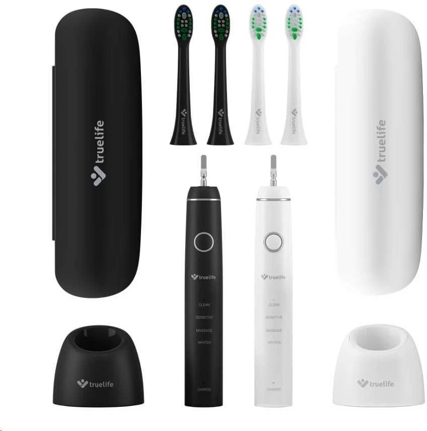 Dantų šepetėlis „TrueLife SonicBrush Compact Duo“.