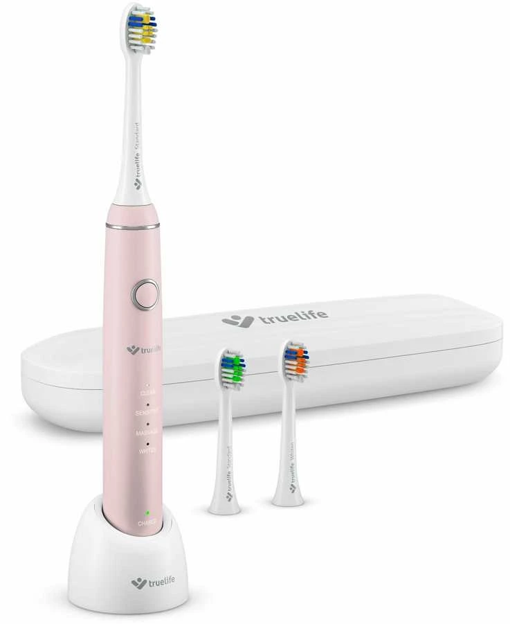 TrueLife SonicBrush Compact rožinis rinkinys su kelioniniu dėklu