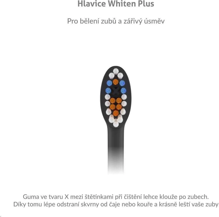 TrueLife Whiten Plus galvutė su X formos šereliais