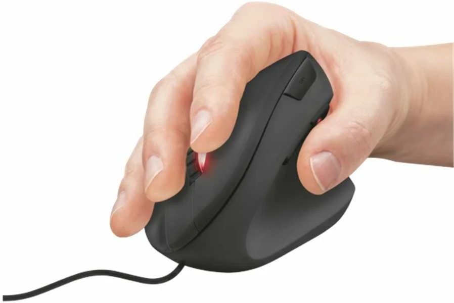 TRUST GXT 144 Rexx Ergonominė vertikali pelė su laidu | 10000 DPI
