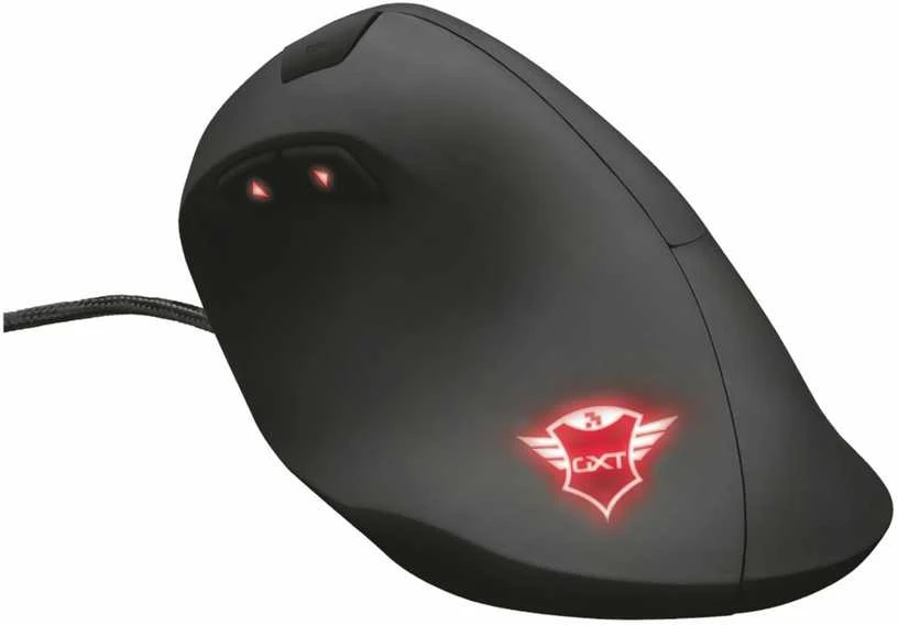 TRUST GXT 144 Rexx Ergonominė vertikali pelė su laidu | 10000 DPI