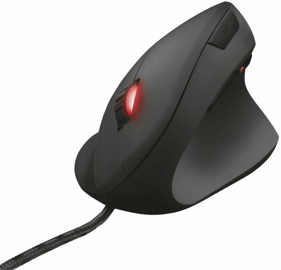 TRUST GXT 144 Rexx Ergonominė vertikali pelė su laidu | 10000 DPI