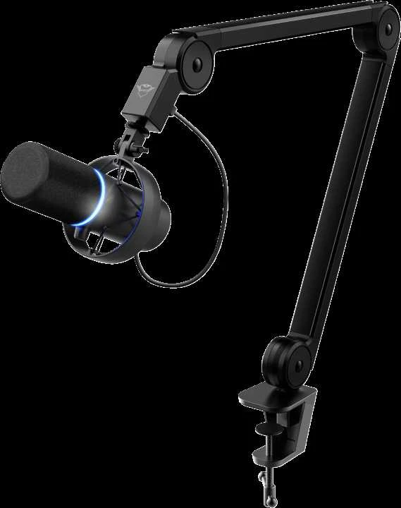 TRUST GXT 255+ Onyx laidinis mikrofonas + laikiklis | USB