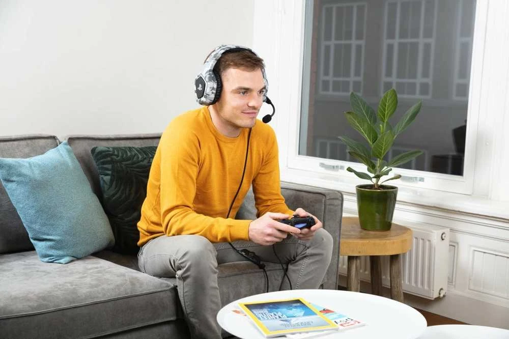 Žaidimų ausinės Trust GXT 488 Forze-G PS4 Ausinės Žaidimams PlayStation® official licensed product, Pilkos, 23531