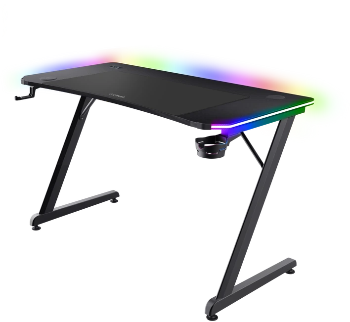 TRUST GXT 710 Luminus Pro RGB Stalas (Juodas)