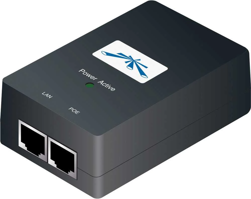 UBIQUITI PoE purkštukas, 48VDC, 24W