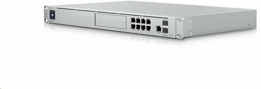 Šakotuvas Ubiquiti All-in-one Maršrutizatorius ir Security Gateway | UDM-SE | Nėra „Wi-Fi“ | 10/100/1000/2500 Mbit/s | Ethernet LAN (RJ-45) jungtys 8 | Tinklelio atramos Nr. | MU-MiMO Nr. | Nėra mobiliojo plačiajuosčio ryšio