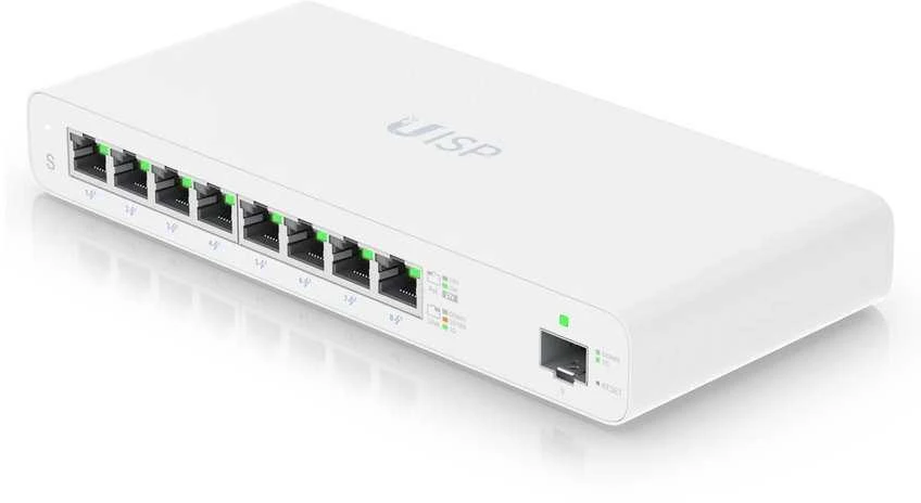 Maršrutizatorius Ubiquiti UBIQUITY jungiklis MicroPoP 8x RJ45 1000Mb/s 1x SFP 110W
