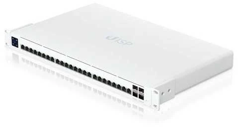 Šakotuvas Ubiquiti UISP-S-Pro-EU | Jungiklis | 24x RJ45 1000Mb/s, 16x pasyvus PoE 27V, 4x SFP+, 220W