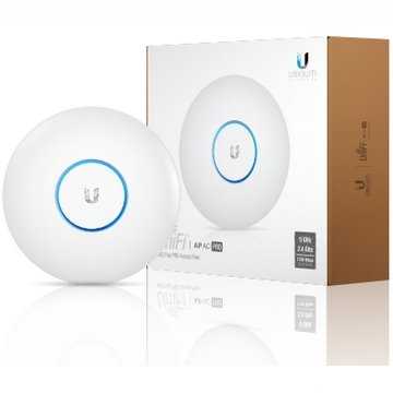 Ubiquiti | UAP-AC-PRO prieigos taškas | 802.11ac | 1300 Mbit/s | 10/100/1000 Mbit/s | Ethernet LAN (RJ-45) jungtys: 2 | MU-MiMO: Taip | Antenos tipas: Vidinė | 1