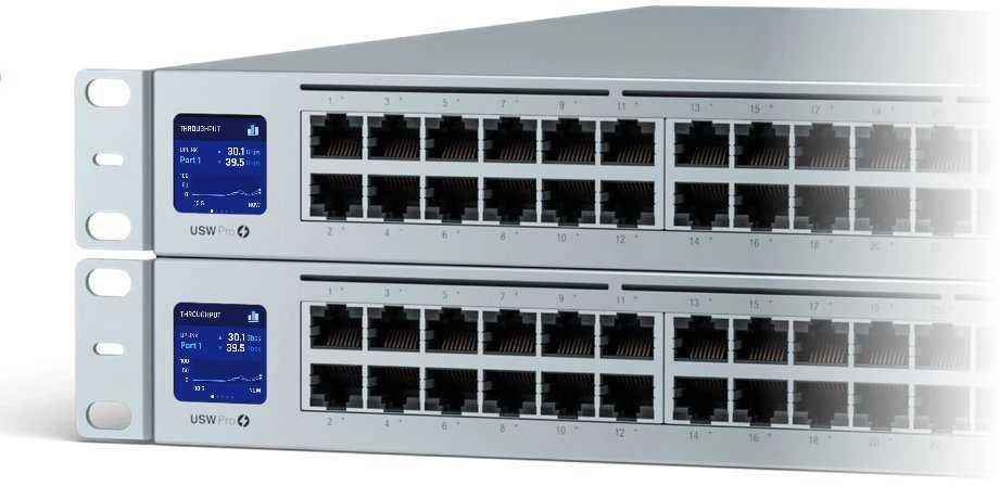 Maršrutizatorius UBIQUITI 24 prievadų gigabito UniFi komutatorius, 16 PoE+, 2 SFP prievadai