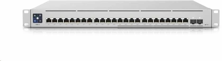 Ubiquiti | Switch Enterprise 24 PoE | USW-Enterprise-24-PoE | Tvarkoma L3 | Montuojamas ant stovo | Gigabit Ethernet (vario) jungtys kiekis 12x10/100/1000 Mbps + 12x100/1000/2500 Mbps | SFP jungtys kiekis 0 | SFP+ jungtys kiekis 2 | PoE+ jungtys kiekis 24 | Maitinimo tipas AC/DC, Vidinis, 550W