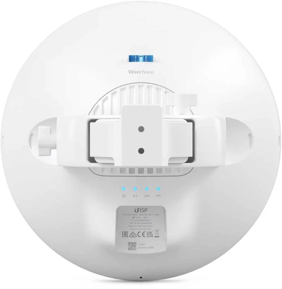 UBIQUITI Wave-Nano CPE UISP Wave Nano 60GHz 2Gbps 5km RJ45 1000Mb/s IPX6