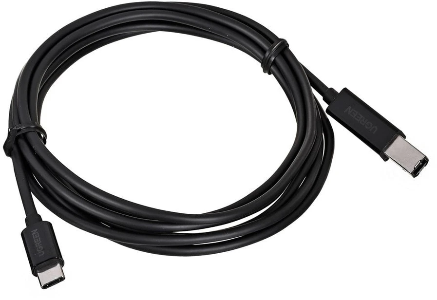 UGREEN US241 to 2m USB 2.0 C-B spausdintuvas cable (juodas)