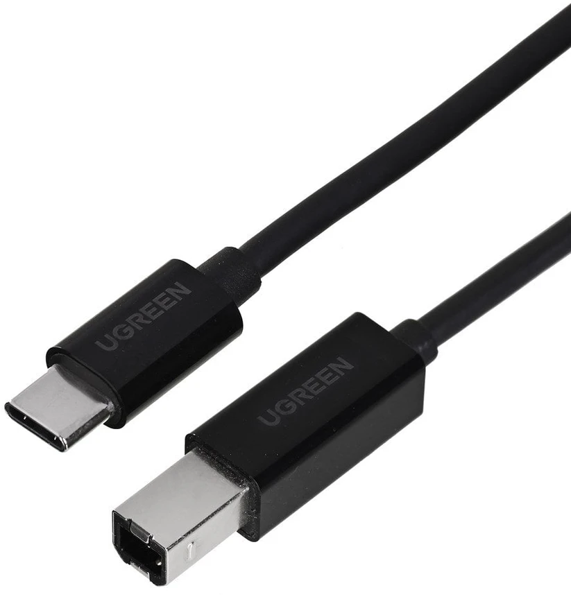UGREEN US241 to 2m USB 2.0 C-B spausdintuvas cable (juodas)
