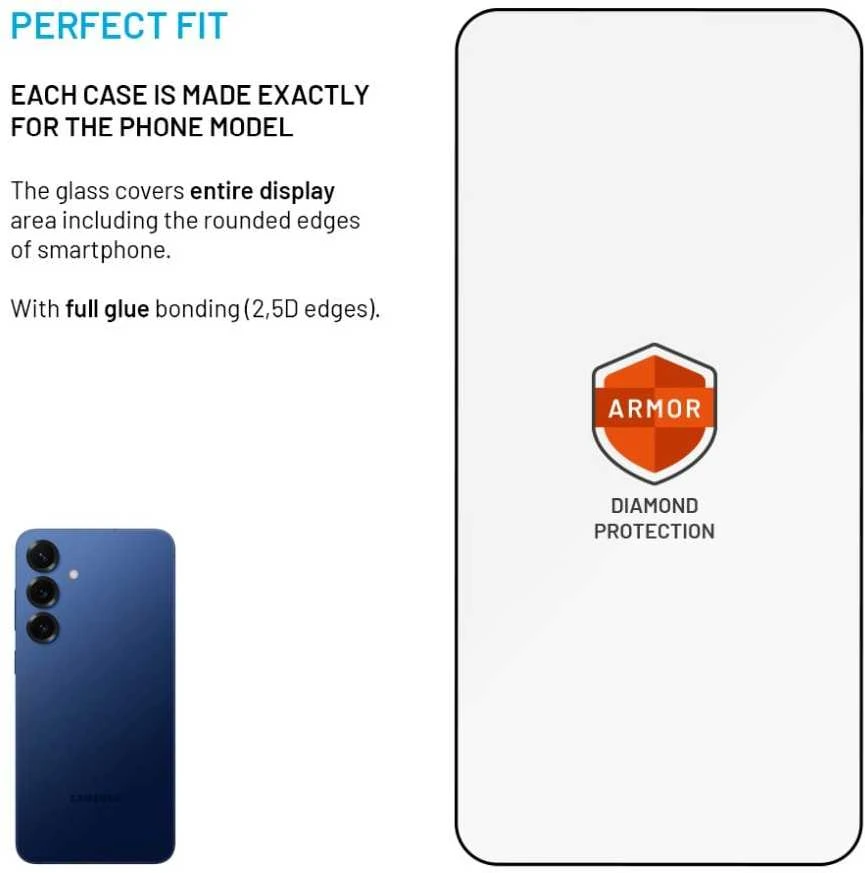 Fiksuotas „Fixed Armor Ultra“ dėklas „Samsung Galaxy S25+“