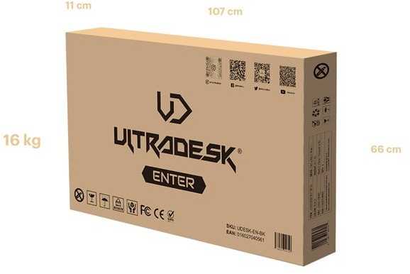 Žaidimų stalas Ultradesk Enter V2 Gaming Desk