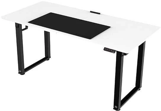 ULTRADESK UPLIFT Biurko 160x75 cm, 72-118 cm, juoda-balta