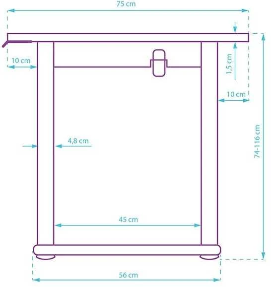 ULTRADESK UPLIFT Biurko 160x75 cm, 72-118 cm, juoda-balta