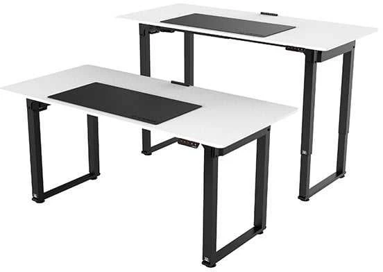 ULTRADESK UPLIFT Biurko 160x75 cm, 72-118 cm, juoda-balta