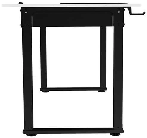 ULTRADESK UPLIFT Biurko 160x75 cm, 72-118 cm, juoda-balta