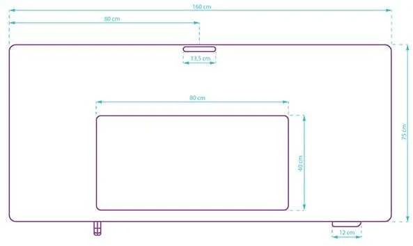 „Ultradesk UPLIFT FRAME“ elektra reguliuojamas stalo rėmas/pagrindas, juodas