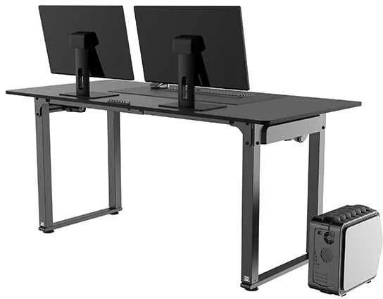„Ultradesk UPLIFT FRAME“ elektra reguliuojamas stalo rėmas/pagrindas, juodas