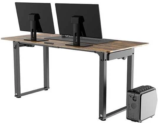 ULTRADESK UPLIFT Biurko 160x75 cm, 72-118 cm, juoda-ruda