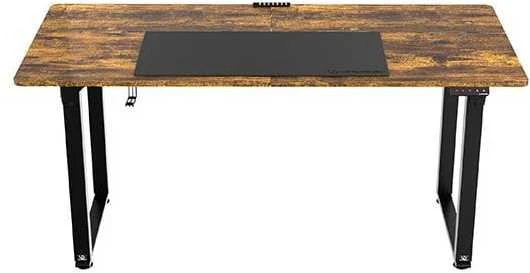 ULTRADESK UPLIFT Biurko 160x75 cm, 72-118 cm, juoda-ruda