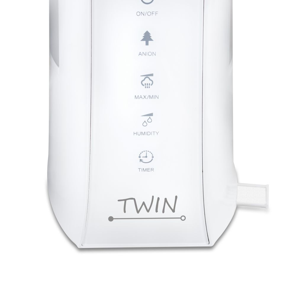 Ultragarsinis oro drėkintuvas Airbi TWIN, baltos spalvos | BI3222