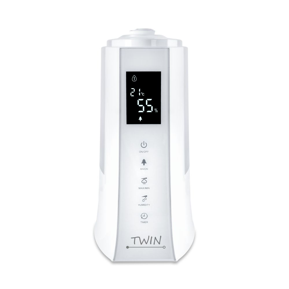 Ultragarsinis oro drėkintuvas Airbi TWIN, baltos spalvos | BI3222
