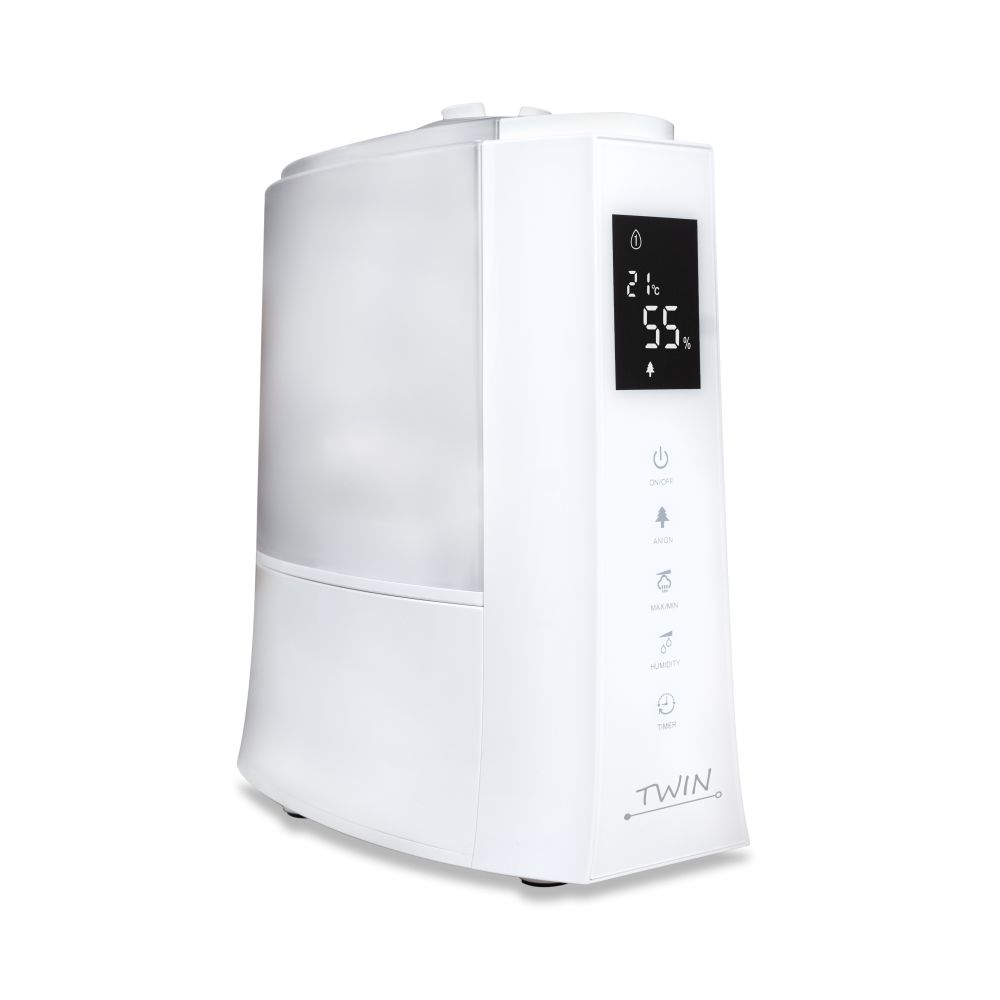 Ultragarsinis oro drėkintuvas Airbi TWIN, baltos spalvos | BI3222
