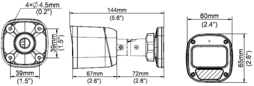 Uniarch By Uniview Uniarch IPC-B122-APF28 baltas