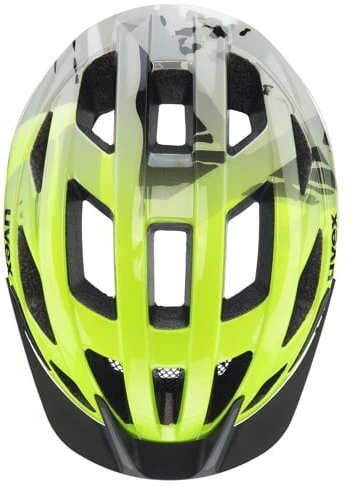Šalmas Uvex air wing 2 neon yellow-juodas -50-54CM