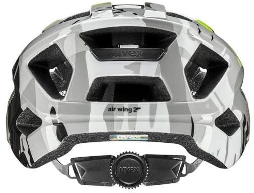 Šalmas Uvex air wing 2 neon yellow-juodas -50-54CM