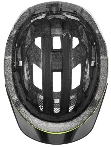 Šalmas Uvex air wing 2 neon yellow-juodas -50-54CM
