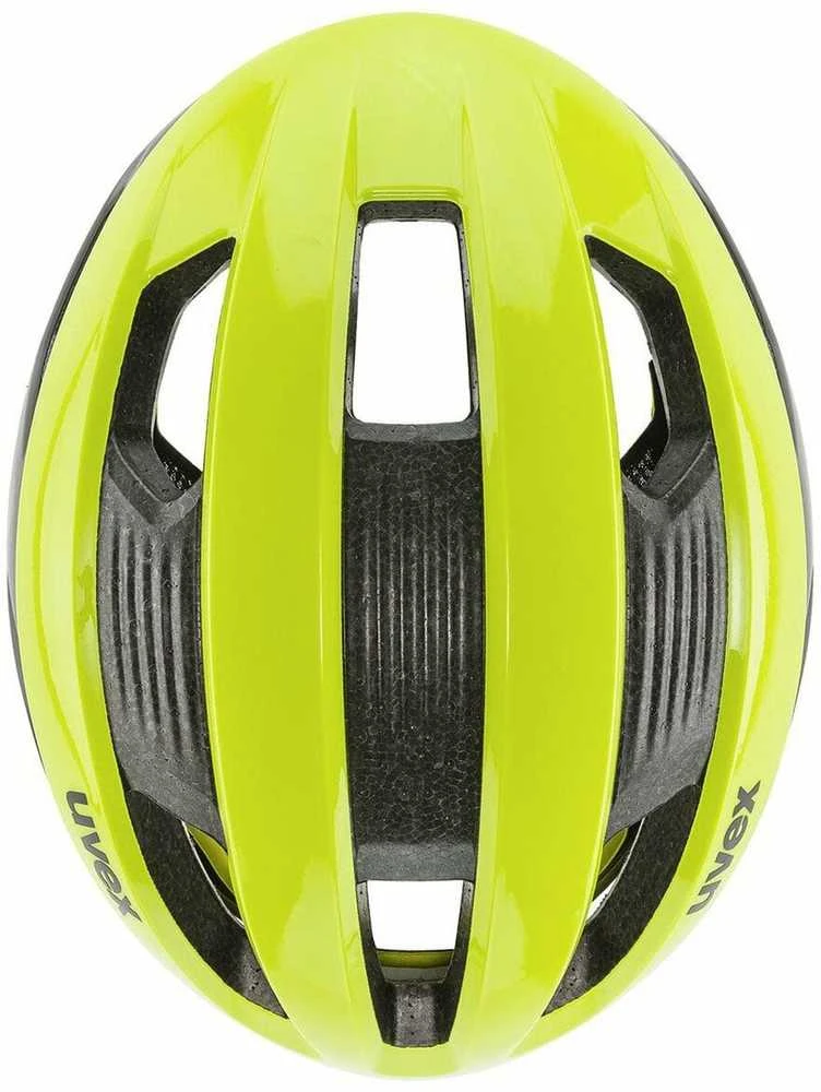 Šalmas Uvex Rise cc neon geltonas-juodas kilimėlis-52-56CM