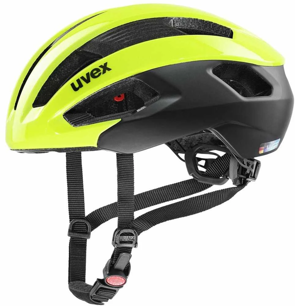 Šalmas Uvex Rise cc neon geltonas-juodas kilimėlis-52-56CM