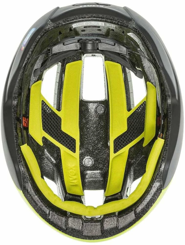 Šalmas Uvex Rise cc neon geltonas-juodas kilimėlis-52-56CM